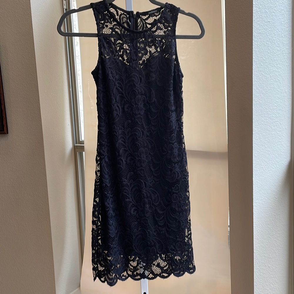Size small black lace dress